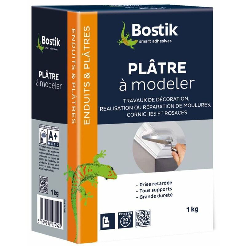 Serrurerie-boutique - bostik Plâtre à modeler15kg - bostik