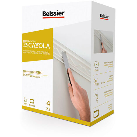 Plâtre Beissier 4kg Enduit De Rebouchage Et Lissage Facile - Beissier