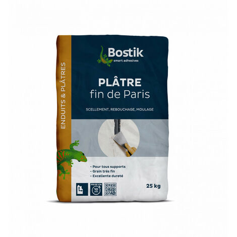 Plâtre fin de paris bostik 25 kg