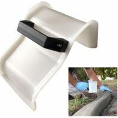 Plâtrerie Truelle Outils De Construction, Le Béton Truelle Plâtrage Bordures Truelle DIY Paysage Curb Toolwith Poignée Maçonnerie Truelles Main
