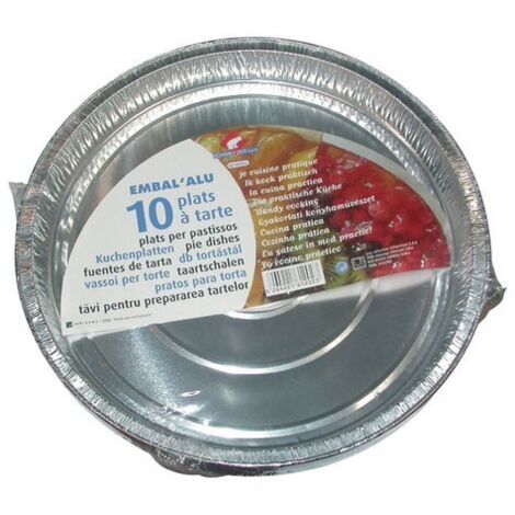 PLATS A TARTE X10 ALU DIAMETRE247 (Vendu par 1)