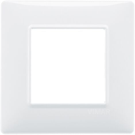 Vimar plana platte 2 module technopolymer weiss 14642.01