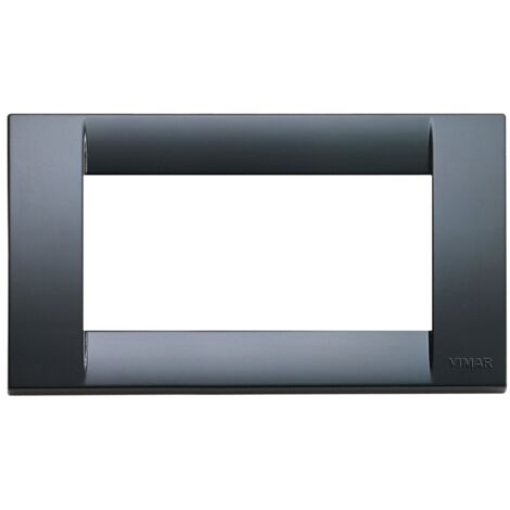Platte Vimar Idea 4 Module Technopolymer graphitgrau 16744.15