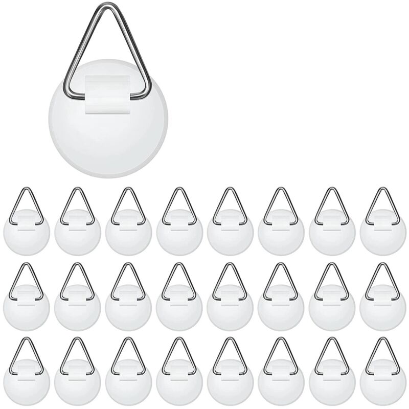 Image of Platten AufhäNger Selbstklebender Wand Runder AufhäNger, Selbstklebende Haken Klebrige