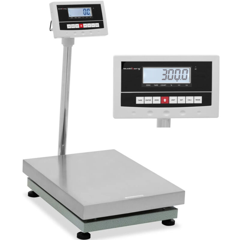Steinberg Systems - Plattformwaage Industriewaage Bodenwaage Marktwaage 300 Kg / 0, 01 Kg / Lb