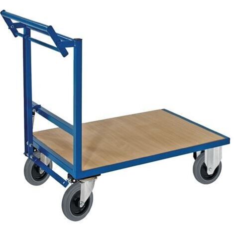 Plattformwagen Ladeflächen L1200xB800mm STA enzianblau Trgf.500kg