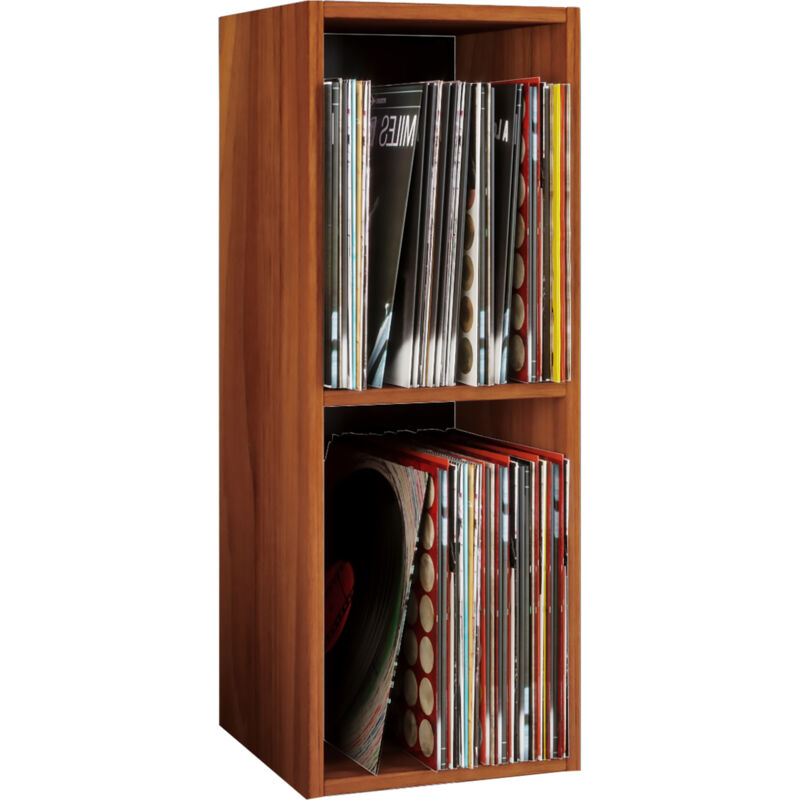 Ebuy24 - Etagère cd/dvd média Platto h. 72 x l. 34 x p. 30 cm Arbre Noyau