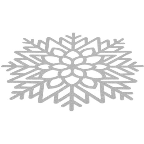 Platzmatte mit Glitter SNOWFLAKE