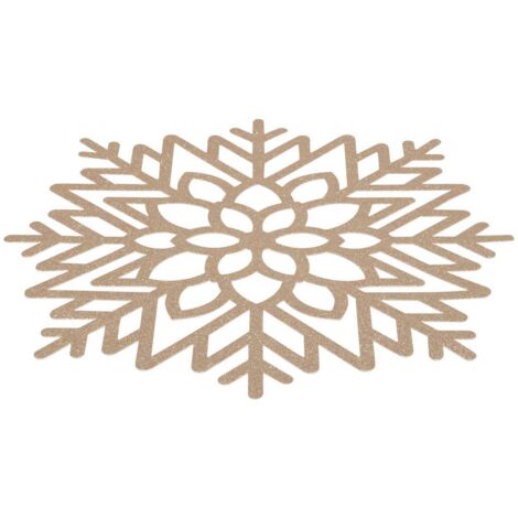 Platzmatte mit Glitter SNOWFLAKE