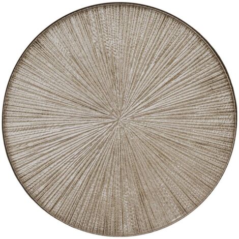 Platzteller Gloria Champagner D28xH2,5cm - Atmosphera créateur d'intérieur