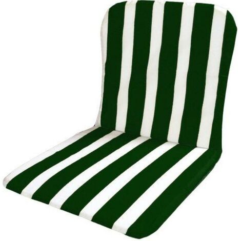 playa cojin monobloc bajo (4 und)verde-blanco 75x42x1.5cm 10002