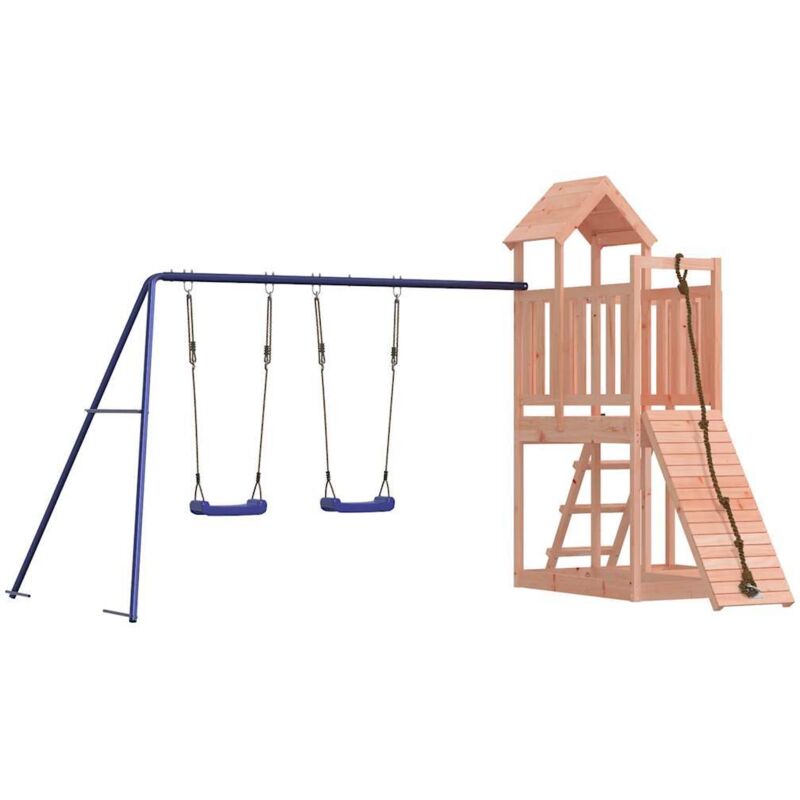Outdoor Playset Solid Wood Douglas Vidaxl