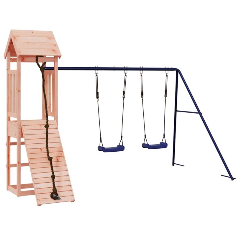 Outdoor Playset Solid Wood Douglas Vidaxl