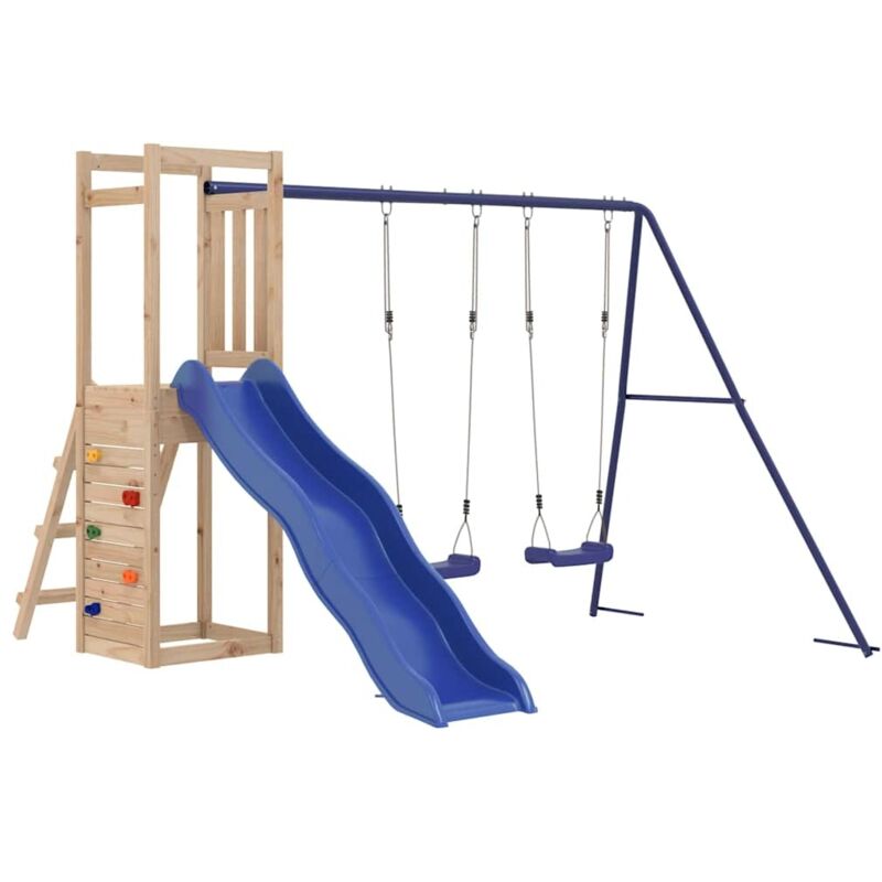 Outdoor Playset Solid Wood Pine Vidaxl