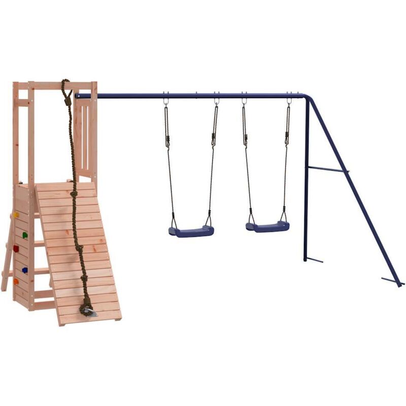 Outdoor Playset Solid Wood Douglas Vidaxl