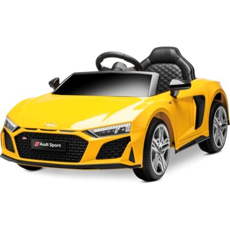 Playkin - Auto elettrica per bambini Playkin AUDI R8 Spyder batteria 12V con telecomando +3 anni