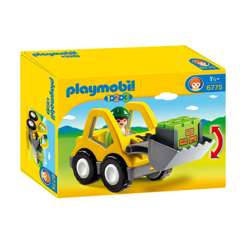 Playmobil 1.2.3 6775 Chargeur et ouvrier