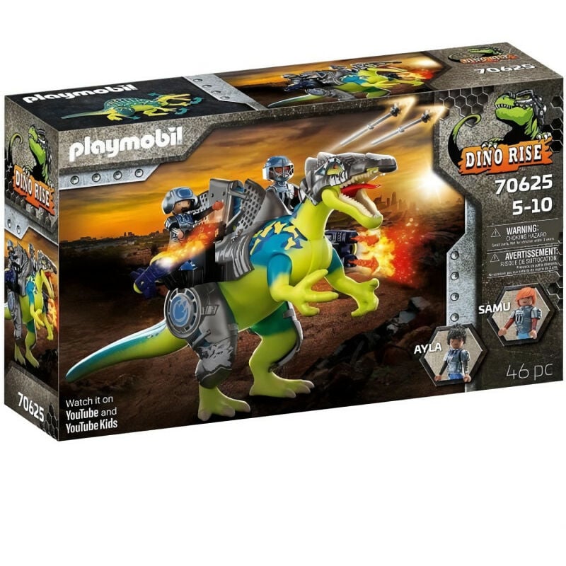 70625 - Spinosaure et combattants - Playmobil