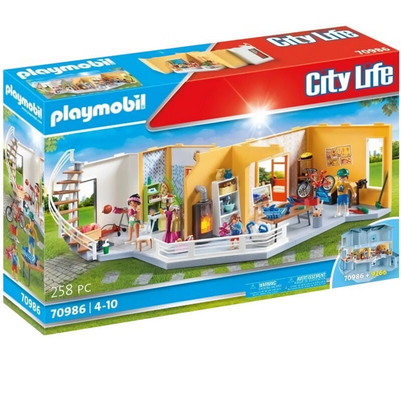 Playmobil - 70986 - Etage supplémentaire aménagé pour Maison Moderne