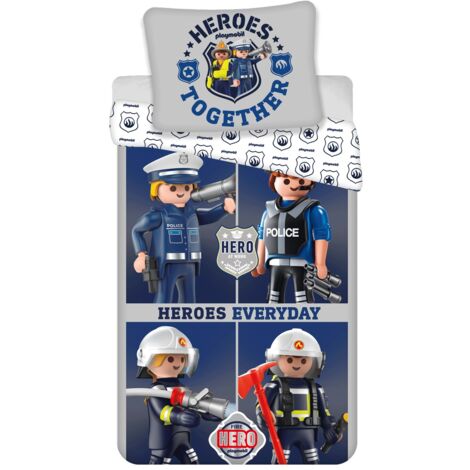 Playmobil Design Kuschelige Bettwäsche Baumwolle, 140x200 cm & 70x90 cm