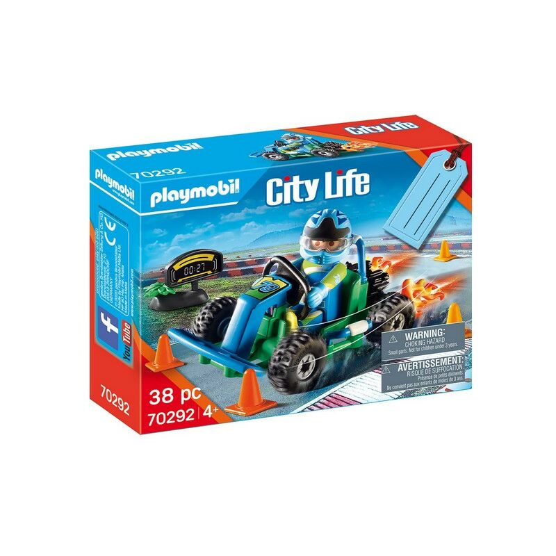 

Playset City Life Go-Kart 70292 (38 pcs) - Playmobil