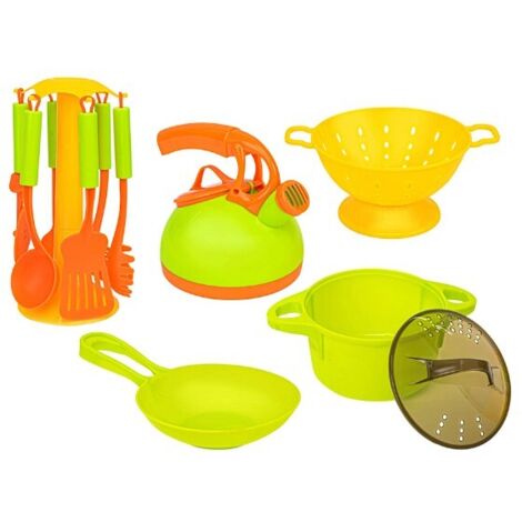 PLAYSET ACCESSORI PER LA CUCINA IN CONFEZIONE DA 12 PEZZI