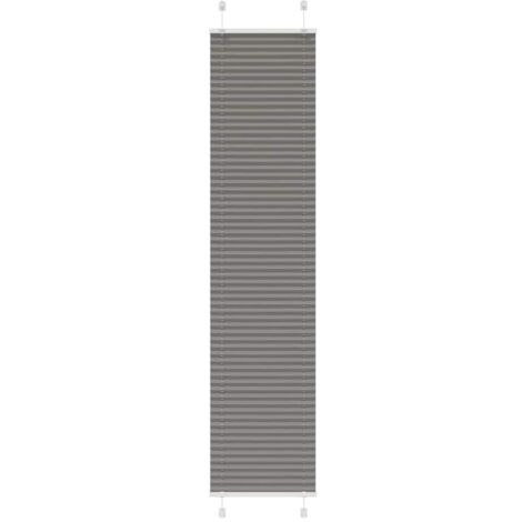 Pleated Blind Anthracite 40x200 cm Fabric Width 39.4 cm Polyester vidaXL