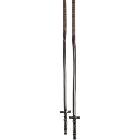 Plein mm 16, 5/8" (longueur 155 cm), Marron 04: Redini Tattini en cuir hypoallergénique et caoutchouc souple avec doublure synthétique