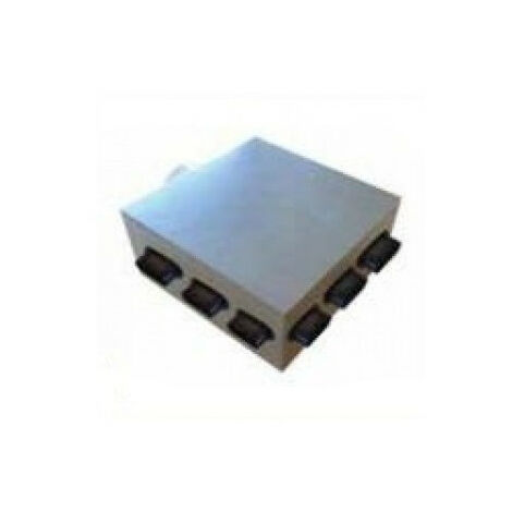 Plénum d'extraction/insuff br isolé, 9 piquages 50 x 114 mm et 1 piquage D 160 mm S&P (UNELVENT) 810509