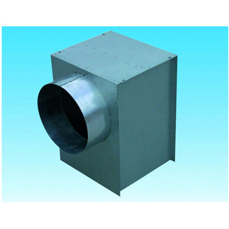 Plénum isolé à sortie latéral pour diffuseur série DPC, raccord D 250 mm S&P (UNELVENT) 852716
