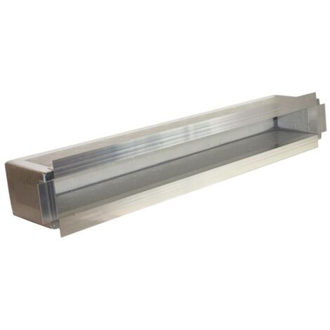 Plenum pour diffuseur linéaire en pal plenum x diff.lin.3 slots l.1500 mis.190x190x1600