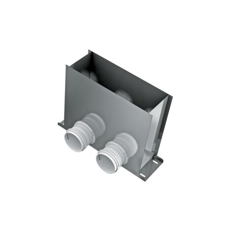 Plenum terminal coudé pour grille 2x75 - EconoFlex - PTCGOV0275350150 ECONOPRIME - PTCGOV0275350150