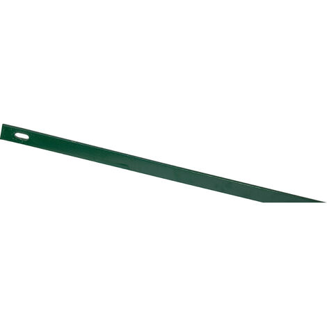 Pletina galvanizada y lacada verde - 1500 mm