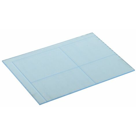 PLEXIGLAS 370x445x2mm per 110715 e 110716 - DIFF : 110732
