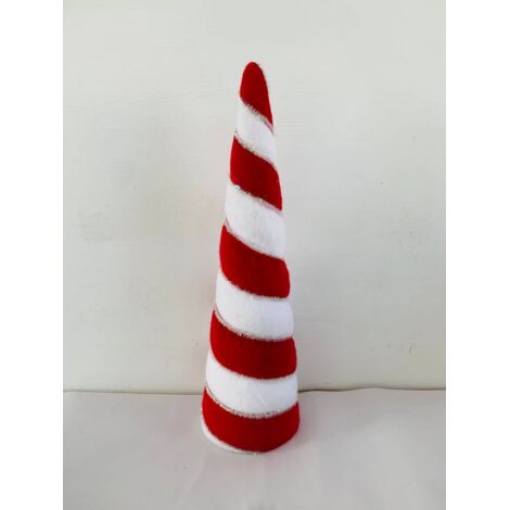 PLF CONE ROT WEISS 40CM - Feeric lights & christmas