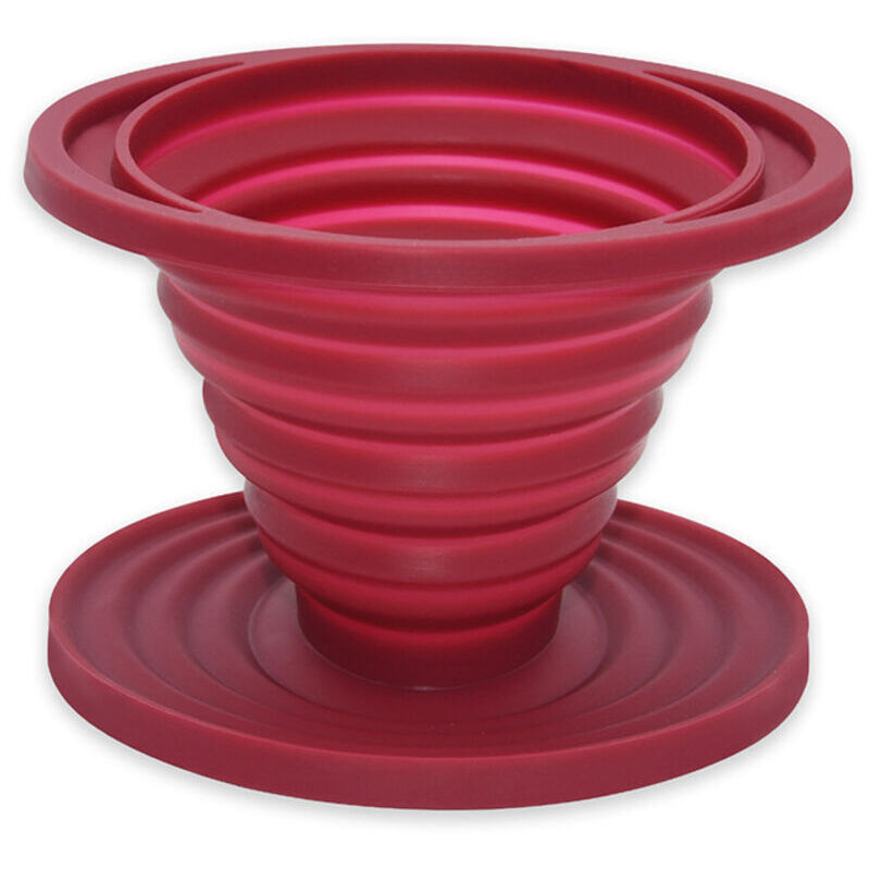 Pliable Versant Compte-gouttes à Café pour Camp, Porte-Filtre à Café en Silicone RéUtilisable, Porte Filtre à Café en Silicone, Support à Café Filtre