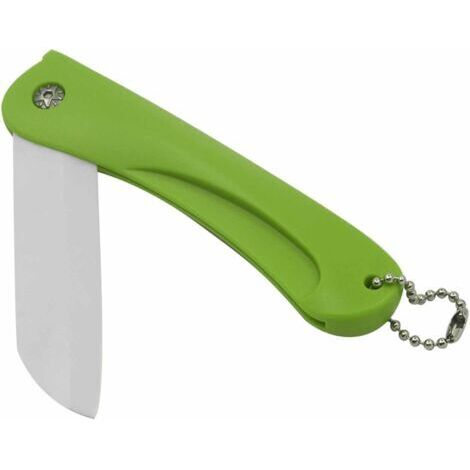 Pliant Céramique Lame Fruit Vegetable Knife Cutter Quantité 1 Couleur vert,