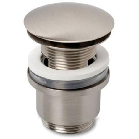 Plieger Design Bonde de vidage plat avec trop plein 5/4 pop up inox