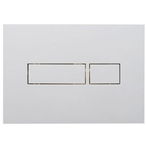 Plieger Flair Plaque de commande dualflush blanc