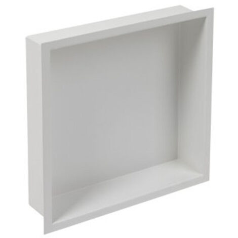 Plieger Inbox niche encastrée avec bride 30x30x7,5cm étanche acier inoxydable