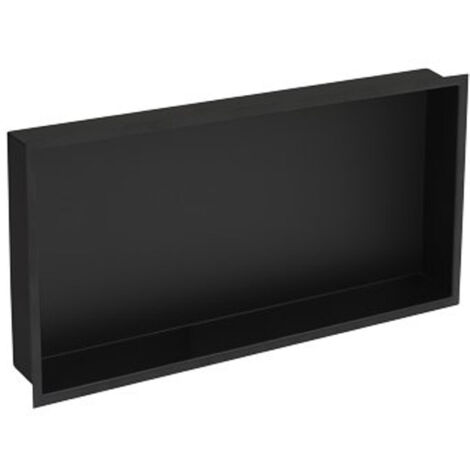 Plieger Inbox niche murale avec bride 60x30x7.5cm étanche noir