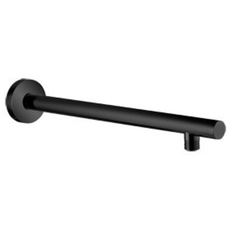 Plieger Napoli bras de douche montage mural v. tête de douche ronde 35cm noir mat