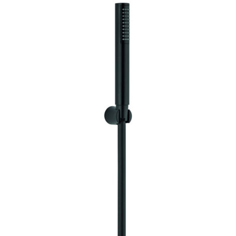 Plieger Napoli Ensemble de baignoire avec barre de douche à main modèle 1 position incluant support mural et flexible de douche 150cm noir mat