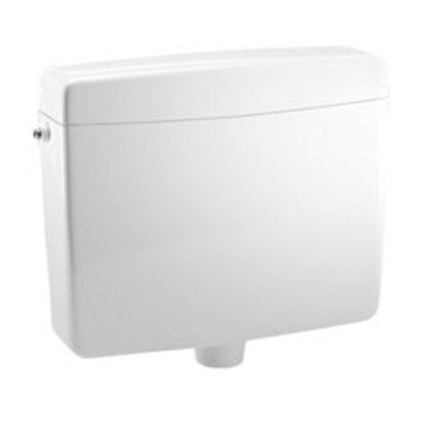 Plieger Spree Réservoir WC à profil bas avec bouton d'économie d'eau 6/9 litres réglable blanc