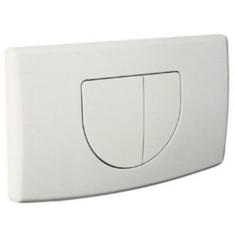 Plieger Spring plaque de commande - commande frontale - technique de double chasse - blanc