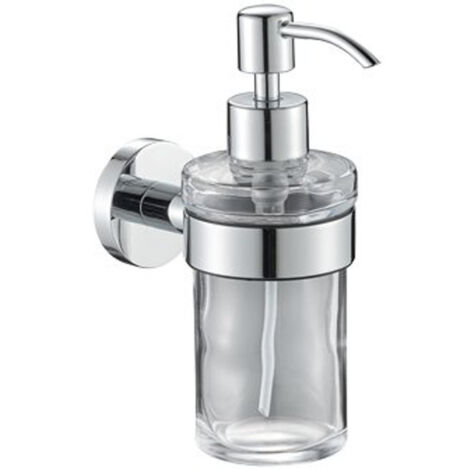 Plieger Vigo distributeur de savon en verre avec support chrome