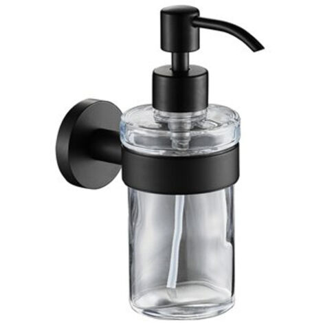 Plieger Vigo distributeur de savon en verre avec support noir