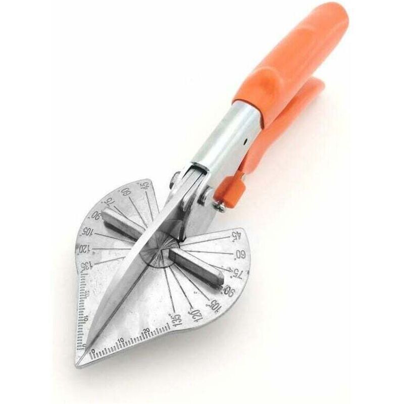 Pliers, Shear Joint, Garden Scissors, Multi-Angle PVC Polymer Scissors for Cutting PE, PVC, PPR, Pipes, Branches, Wires, and Angles from 40 to 135