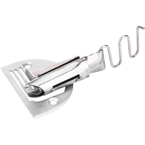 Plieuse à ourlet épais en cuir pour machine à coudre industrielle à pied marcheur, 20mm