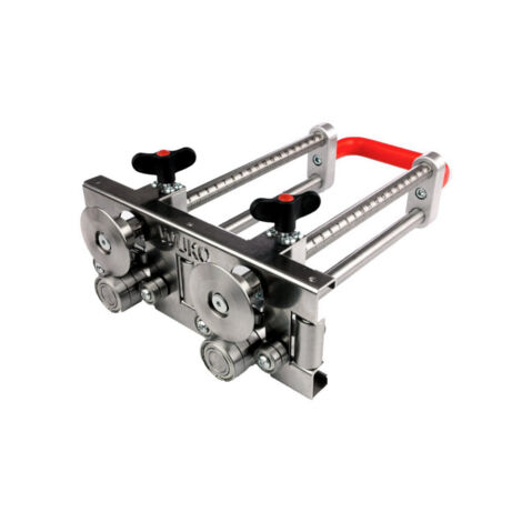 Plieuse bordeuse 8200 – Pliage de 90° à 180° – Hauteur ajustable de 6 à 200 mm – Épaisseur max 0,8 mm – Compacte et maniable – Wuko